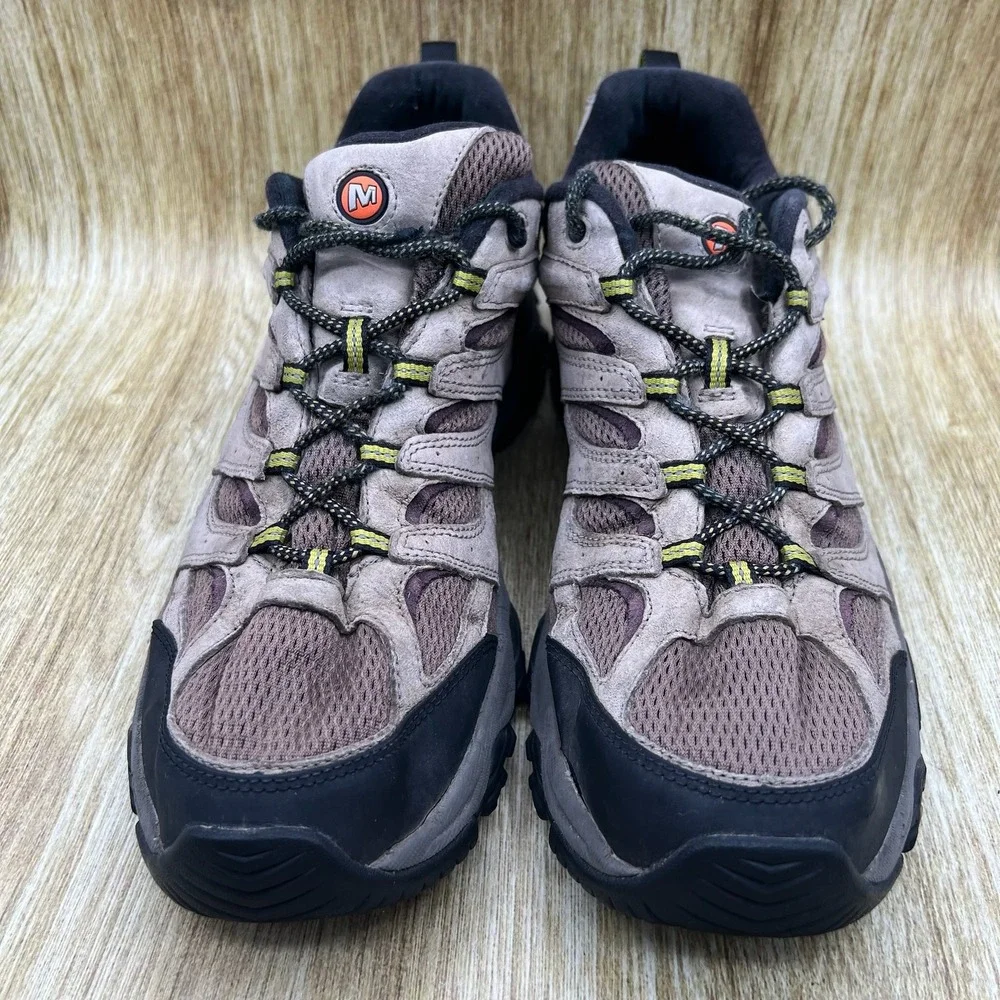 Merrell Moab 3 Hiking Shoes Men's Size 14 Walnut/Moss Suede Mesh Vibram J036285